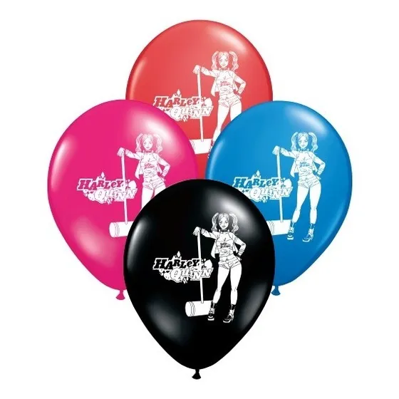 Globos Harley Quinn 50 Unidades De 12 Pulgadas Chirimbolos 