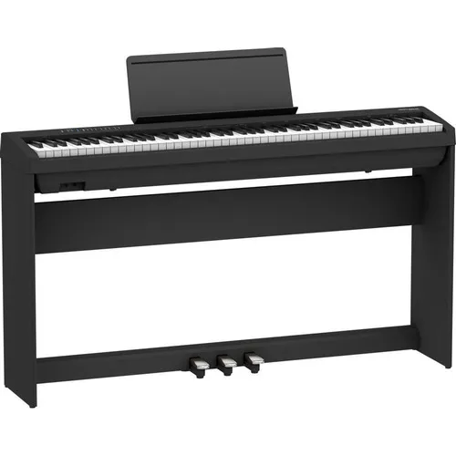 Piano Digital Roland Fp-30x Bk Preto Completo Estante Pedal 127/220V