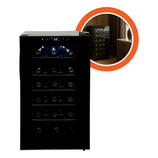 Adega Silenciosa Com Porta De Vidro 220v Ad1812pt Adega Silenciosa Com Porta De Vidro 220v Ad1812pt
