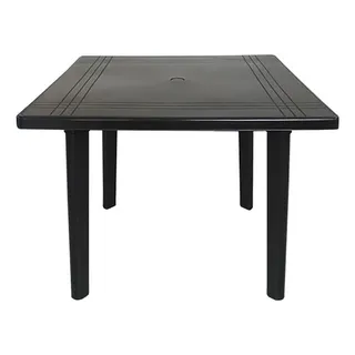 Mesa Quadrada DesmontĂĄvel PlĂĄstica Preta Ărea Lazer Piscina Cor Preto Mesa Quadrada DesmontĂĄvel PlĂĄstica Preta Ărea Lazer Piscina Cor Preto