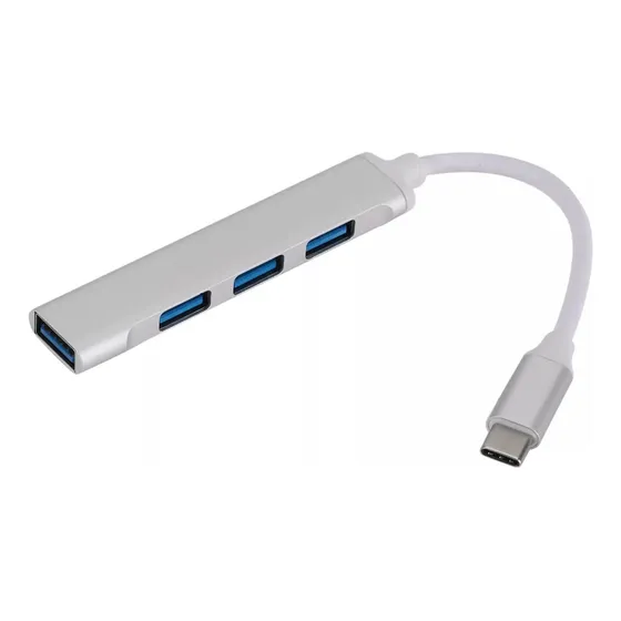 Hub Tipo C A Usb 3.0  Ultra Delgado 4 Puertos