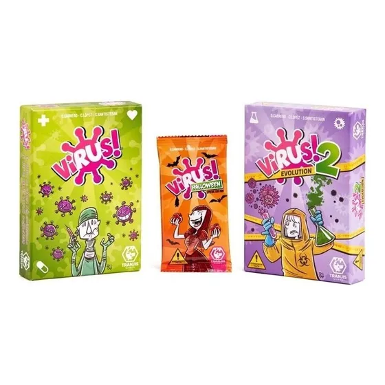 Combo Virus + Virus 2 + Halloween Juego El Dragon Azul