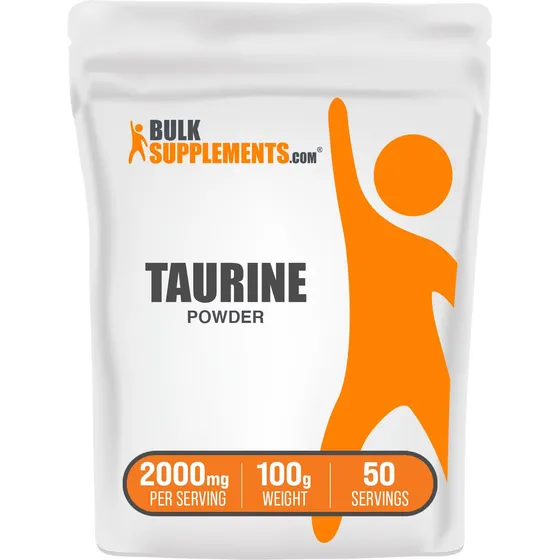Suplemento De Taurina Bulksupplements.com Taurina 2000 Mg 10