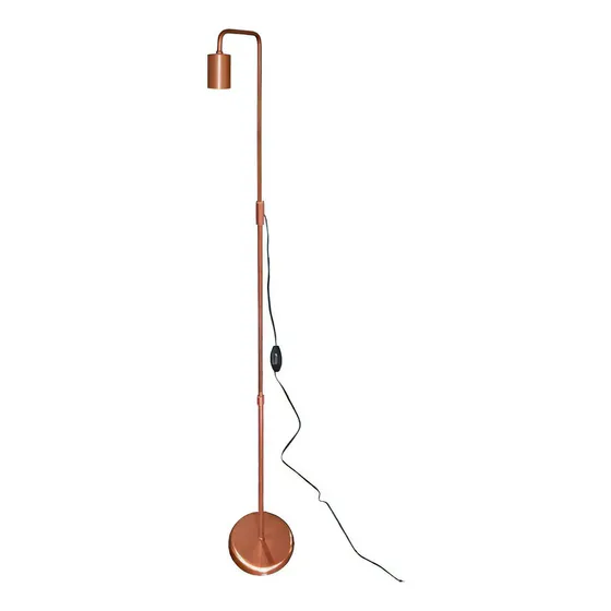 Luminaria De Chão Retrô Coluna de Iluminação Ideal para Canto Sala Escritório Pode Utilizar Lâmpada Filamento LED Cor Cobre Bivolt 110v 220v Lustres Amandini