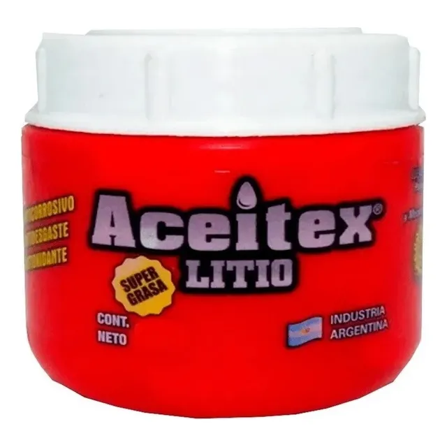 Grasa De Litio Roja Aceitex X 1000 Gr Ideal Bujes Poleas Eje