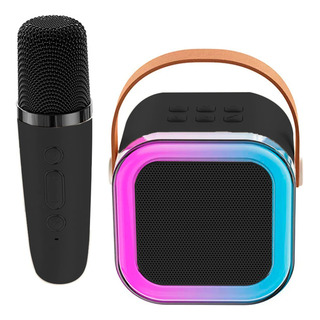 Bocina Bluetooth Con Microfono Led Portatíl Bocina Bluetooth Con Microfono Led Portatíl