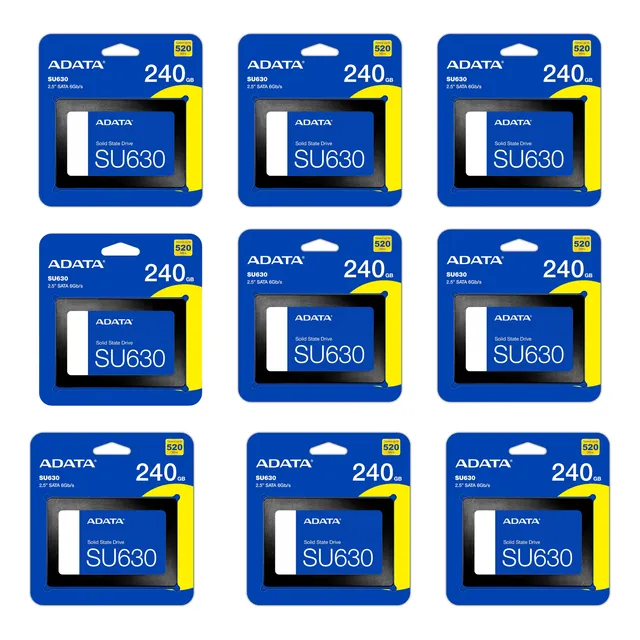 Kit 9 Disco Solido Adata 240gb Ssd Interno Asu630ss-240gq-r