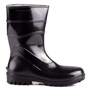 Bota Galocha Pvc Limpeza Faxina Preta Antiderrapante Bracol Bota Galocha Pvc Limpeza Faxina Preta Antiderrapante Bracol