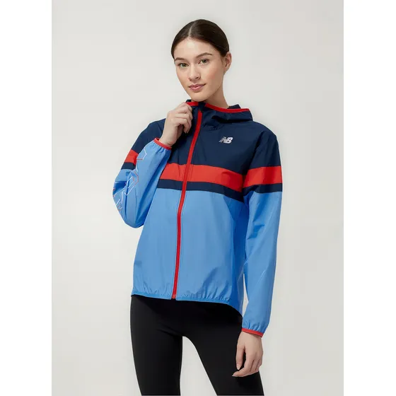 Campera New Balance De Dama - Wj23237bl4