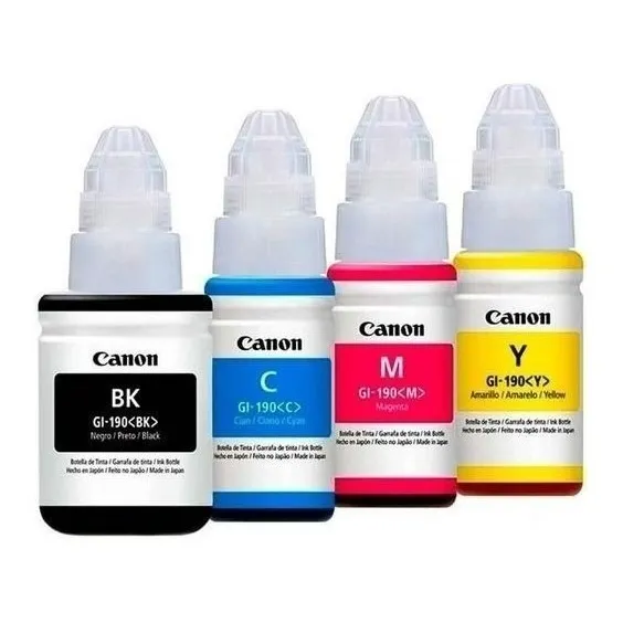 Pack Tintas Compatibles Canon Gl- 190