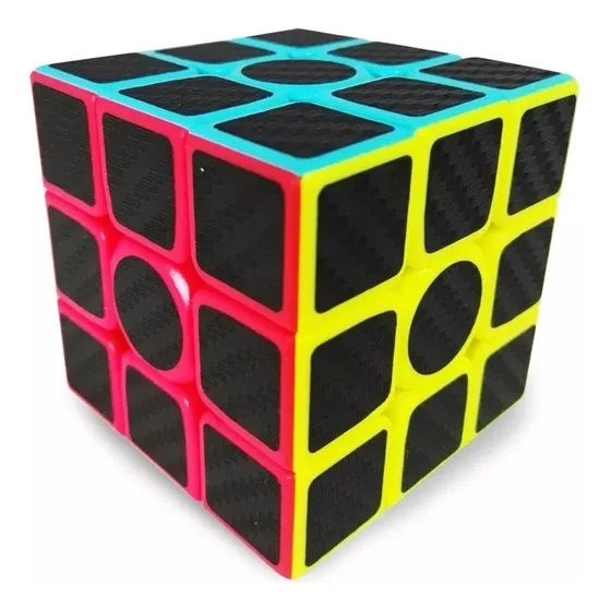 Cubo Rubik Fibra De Carbono 3x3  Qiyi Warrior W 