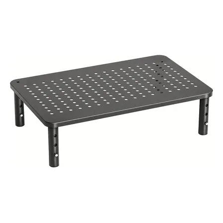 Base Mesa Monitor Alzador 3 Niveles Ajustable Negro