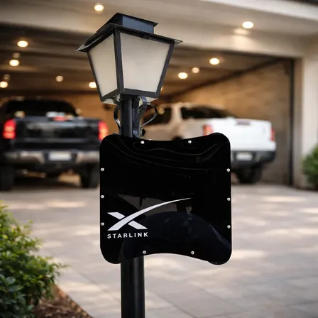 Case Starlink Mini Pvc Exp Imã 66 Ultra Fixação Preto