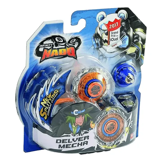 Juguete Lanzador De Beyblade Infinity Nado Delver Mecha