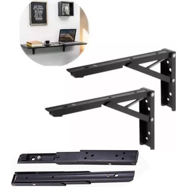 Pack X 4 Unds De Angulos Soportes Plegables Push - 30cm