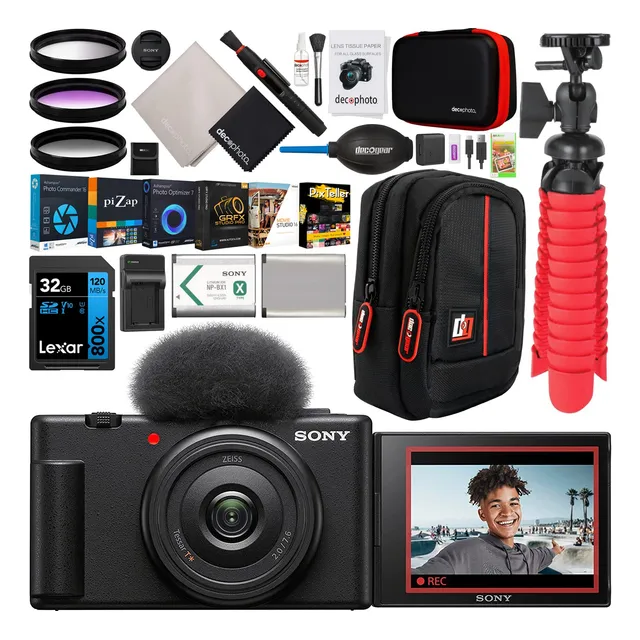 Cámara Vlog Sony Zv-1f De 20,1 Megapíxeles Y Vídeo 4k Para C