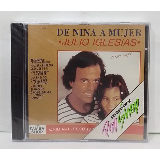 Cd - Julio Iglesias - De Niña A Mujer