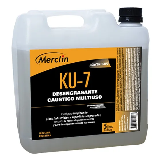 Desengrasante Soda Caustica Multiuso Ku 7 Merclin 5l Pintumm