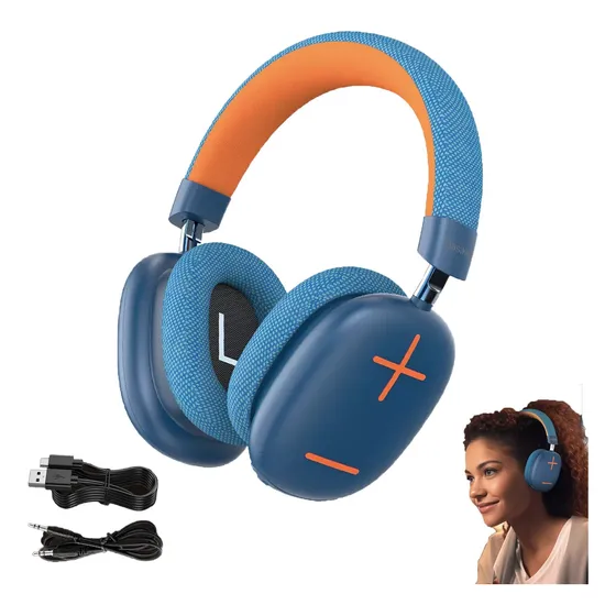 Fone De Ouvido Bluetooth Basike Sem Fio Over-ear Headset