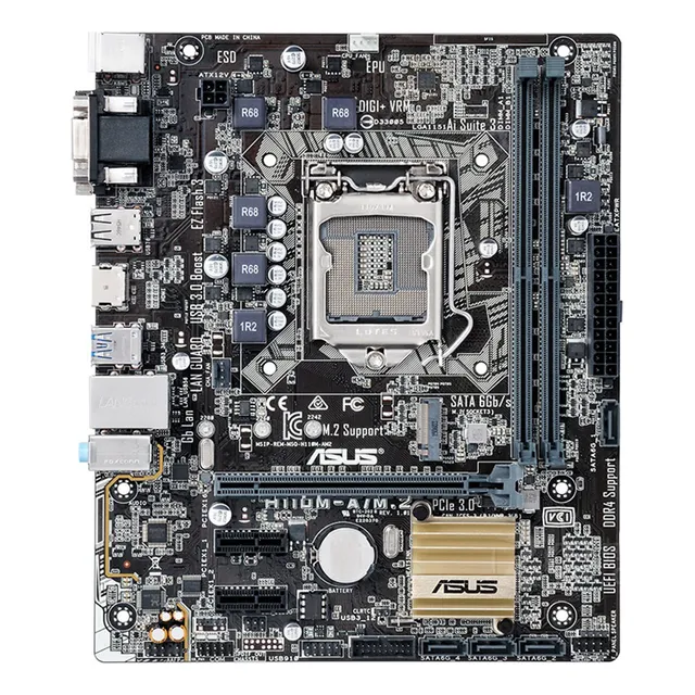 Asus Mother Cards H110m-a/m.2 Lga 1151 Soporta M.2