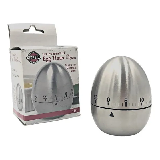 Temporizador De Cocina Con Forma De Huevo, Marca Norpro.