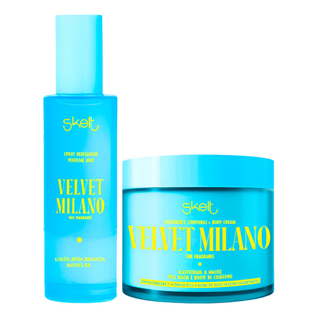 Skelt - Kit Velvet Milano (hidratante 200g + Perfume 100ml) Skelt - Kit Velvet Milano (hidratante 200g + Perfume 100ml)