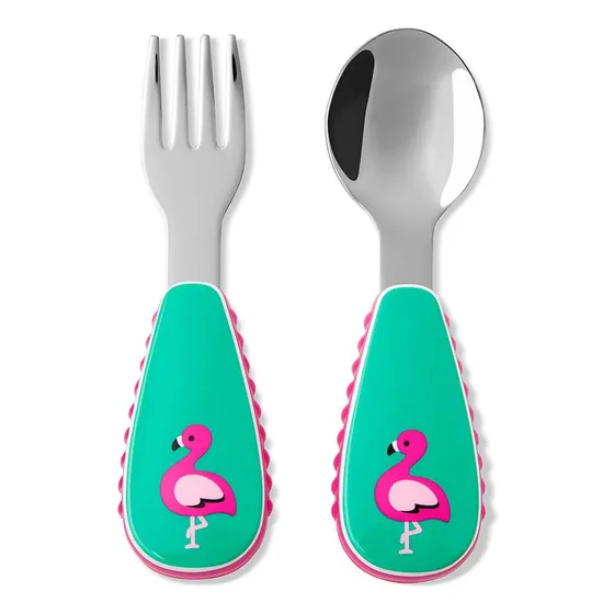 Kit De Talheres Zoo Flamingo Skip Hop