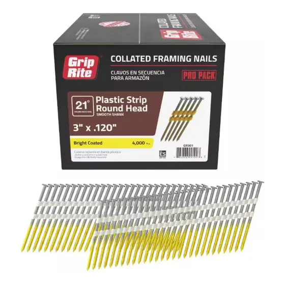 Clavos Para Enmarcar De Cabeza Redonda 3  4000 Pz