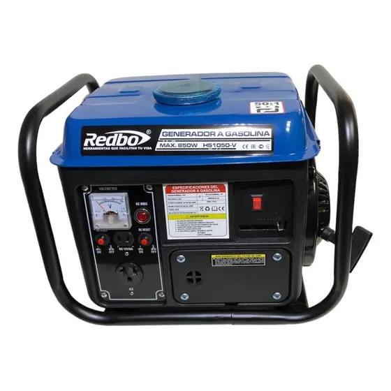 Generador portátil Redbo HS1050-V 850W monofásico con tecnología GENERADOR GASOLINA 110V