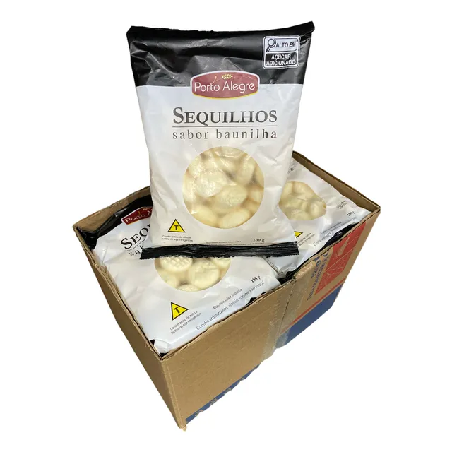14 Unidades Biscoito Sequilho Baunilha Porto Alegre 100g