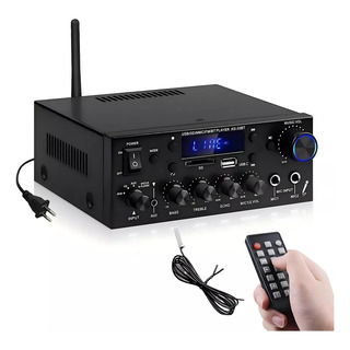 Amplificador De Audio Estéreo Hifi Bluetooth Para Casa Multi Amplificador De Audio Estéreo Hifi Bluetooth Para Casa Multi