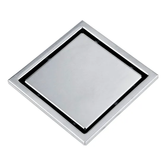 Reja Rejilla 10x10 Drenaje Oculto Acero Inoxidable Satinado Anti Plaga Inomax Rf-10