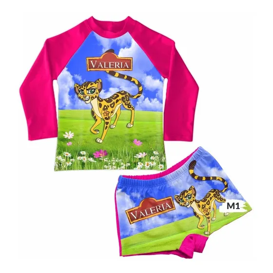 Conjunto De Traje De Baño Niño Rey Leon