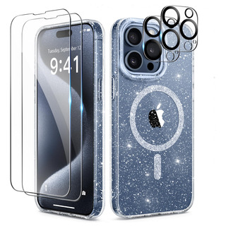 Funda Para iPhone 15 Pro Max Brillante Transparente 6.7 PuLG Funda Para iPhone 15 Pro Max Brillante Transparente 6.7 PuLG