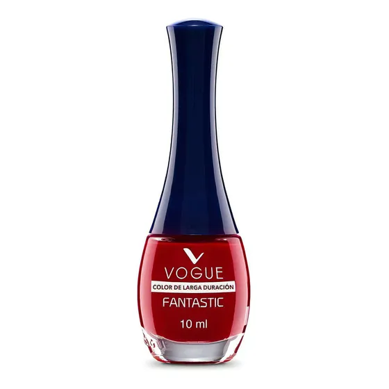 Esmalte Para Uñas Vogue Fantastic De Larga Duración 10 Ml Color Rojo rubi