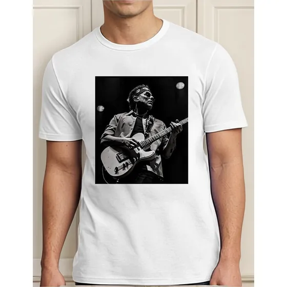 Remera Unisex Andres Calamaro Personalizada Algodón Byn