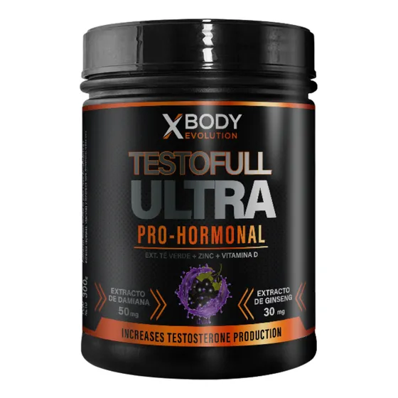 Testofull Ultra Pro Hormonal 300 Grs Xbody Sabor Uva