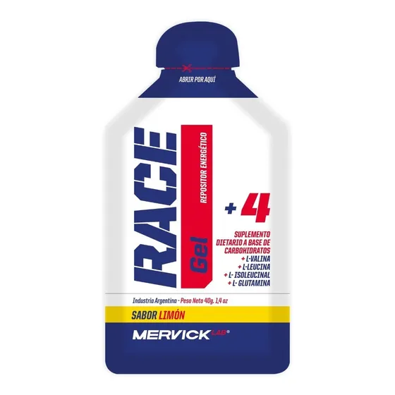 Gel Race Mervick Lab Repositor Energetico Bcaa X 12 Un