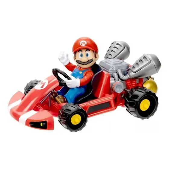 Super Mario Pack Figura Carro Nintendo Juguete Coleccion