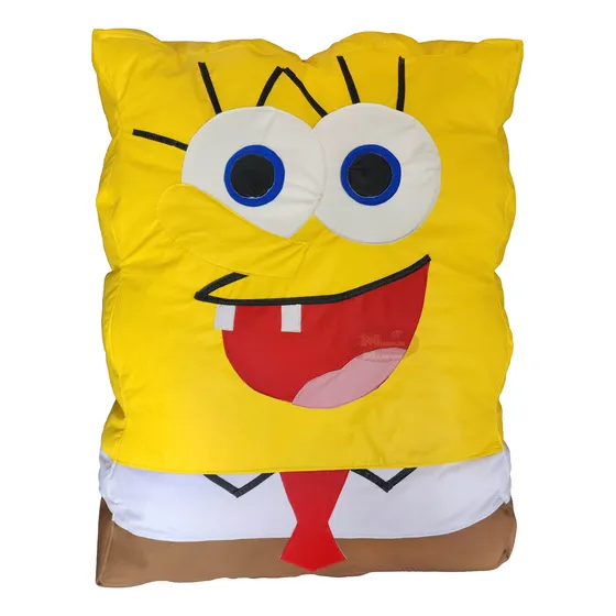 Cojín De Piso, Sillón Puff Con Diseño De Bob O Patricio