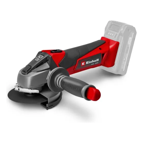 Amoladora angular inalámbrica Einhell Power X-Change TE-AG 18/115 Li 4431110 de 50 Hz/60 Hz color rojo 220 V + accesorio