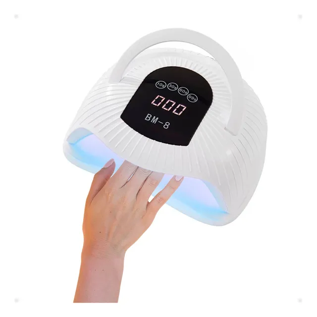 Lampara Led Uv Uñas Sun Bm-8 72led 300w Con Temporizador