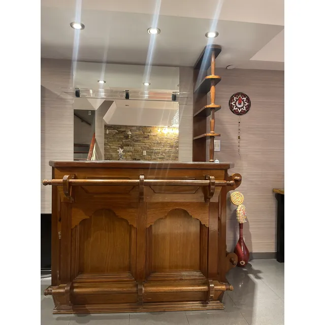 Barra Bar  De Madera Maciza