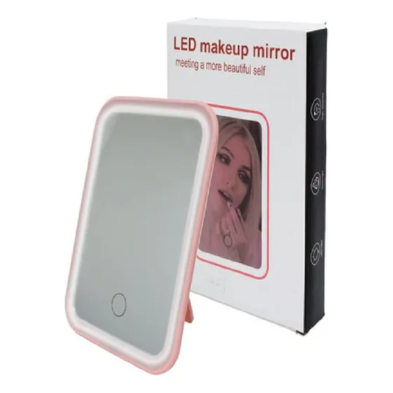 Espejo Luz Led Tactil Pantalla Para Maquillaje Usb Cosmetico