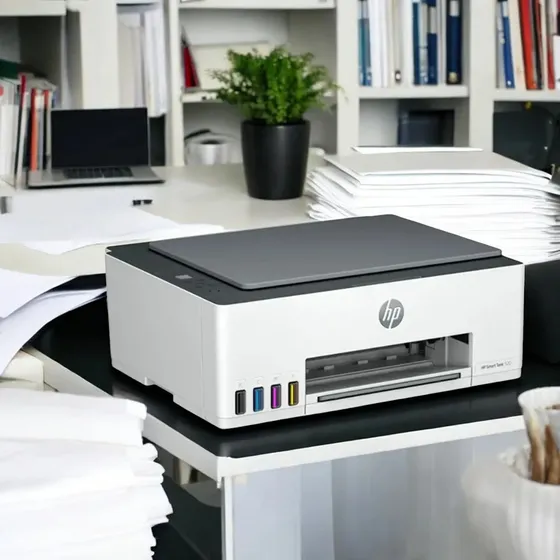 Hp Smart Tank 580 Inalambrica Multifuncional  A Color Blanco