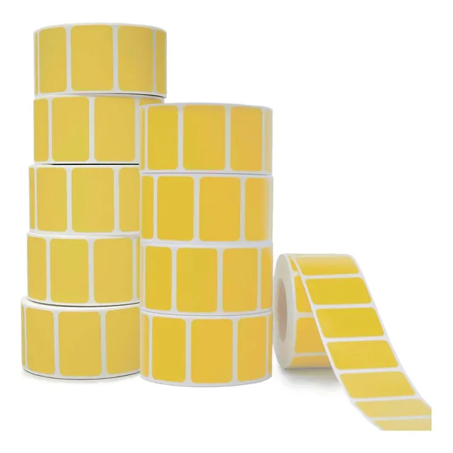 10 Rollo 1000 Etiquetas Térmicas 38x25 Mm Para Códigos