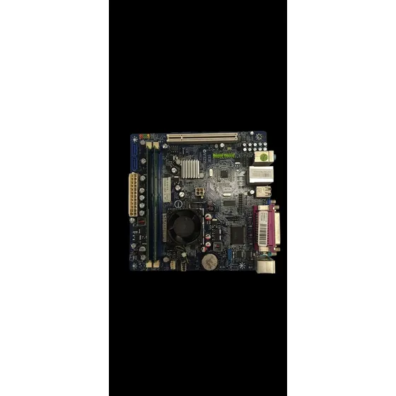 Kit Placa Mae Quad Atom Processador Cpu D5 Memória + Espelho