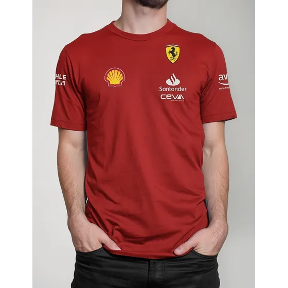Polera Scuderia Ferrari 2023 Team + Tazón