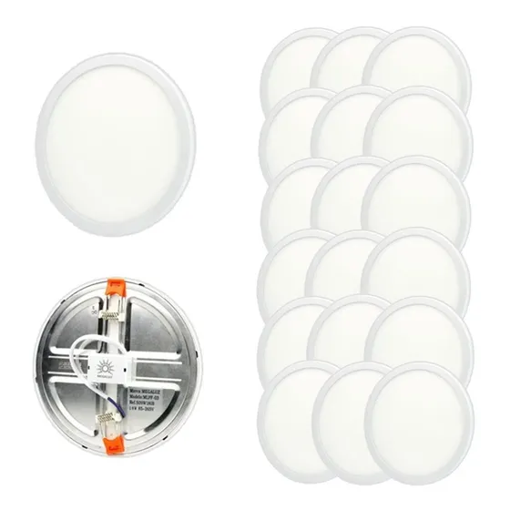 Megaluz S09W18IB Pack 20 127V Blanco Frío 6500 K