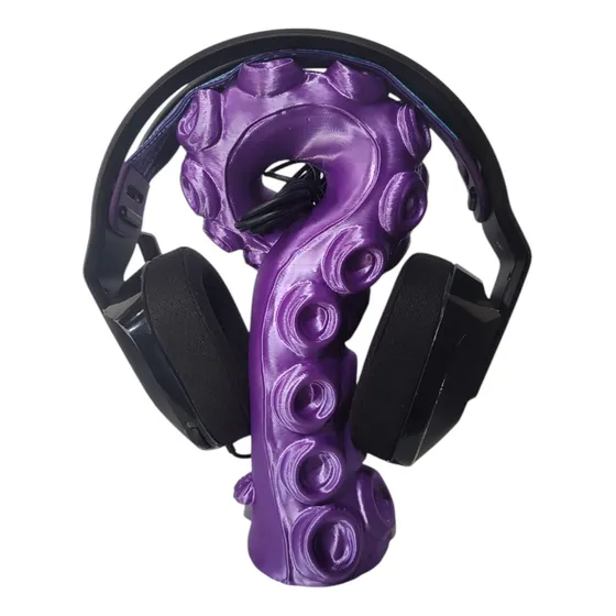 Suporte Fone De Ouvido Headset Headphone Tentáculo 3d